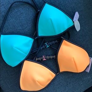 Victoria Secrets “THE TEENY TRIANGLE" Bikini tops